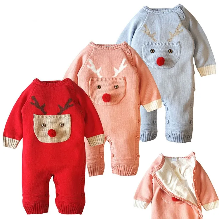 

Winter Infant Baby Boy Girl Romper Thicken One-Pieces BR-1830