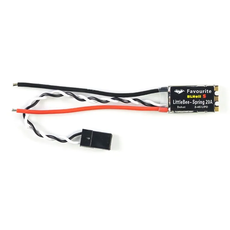 4 шт. FVT Favourite 20A LittleBee 20A-S ESC BLHeli_S OPTO 2-4S поддерживает Mulitshot OneShot125 Oneshot42 Запчасти для мультикоптеров