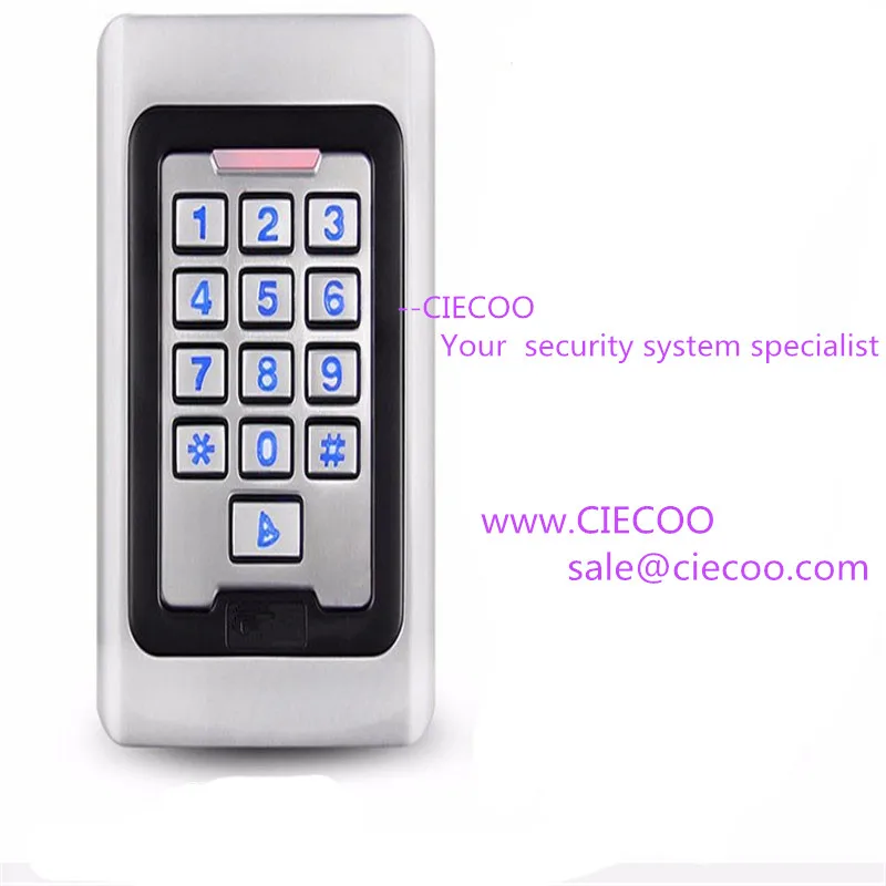 

NEW Non-waterproof Metal Access control-EM Standalone Access Control Keypad