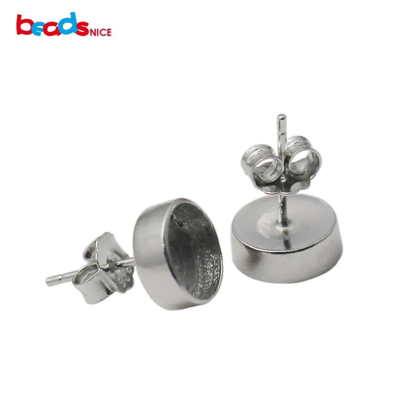 Beadsnice Post font b earring b font findings 925 sterling silver stud font b earring b