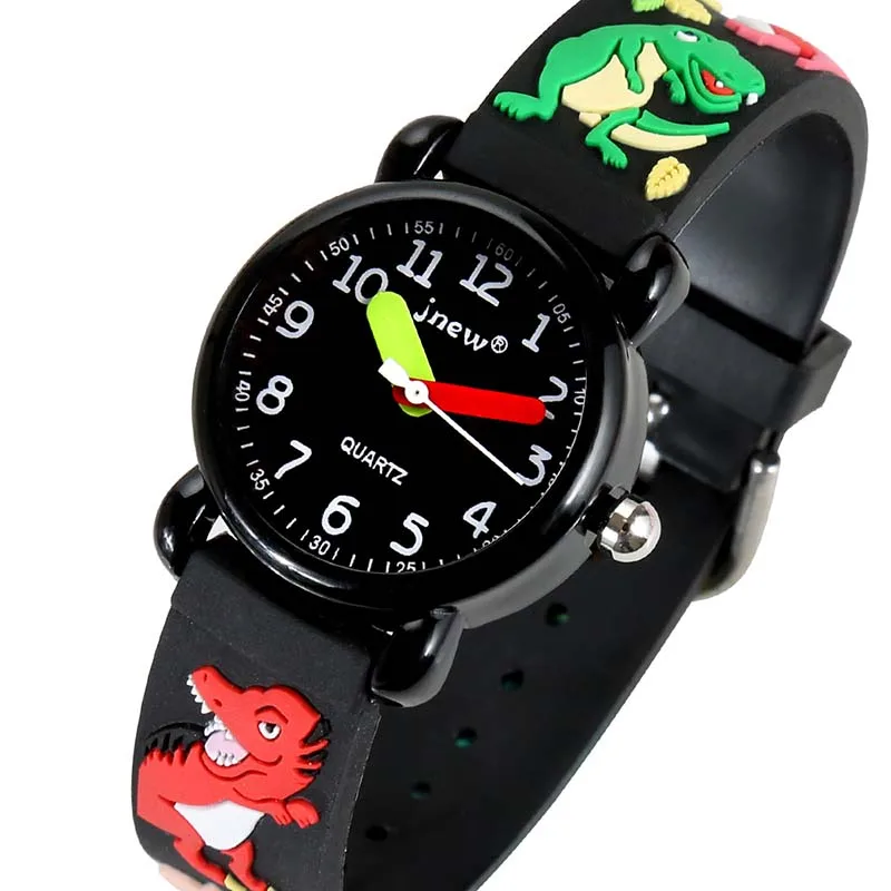 

Children Watch Kids Cool Cartoon 3D Wrist Watches Rubber Strap Quartz Watch Clock Hours Gift VL