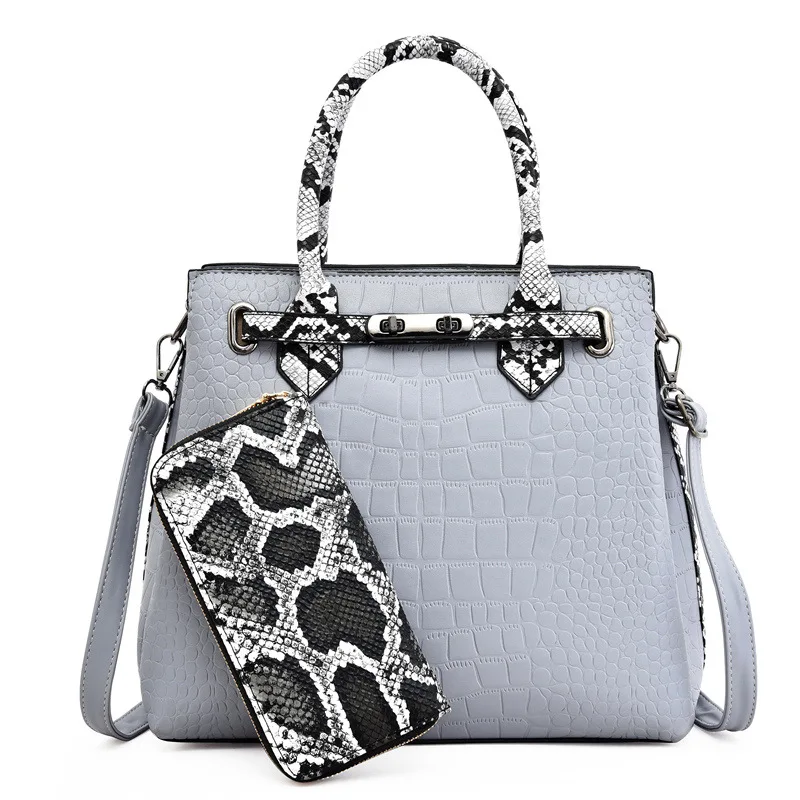 

Ragcci Brand Luxury Handbags Women Bags Designer Crocodile Pattern Leather Shoulder Messenger Bag sac a main