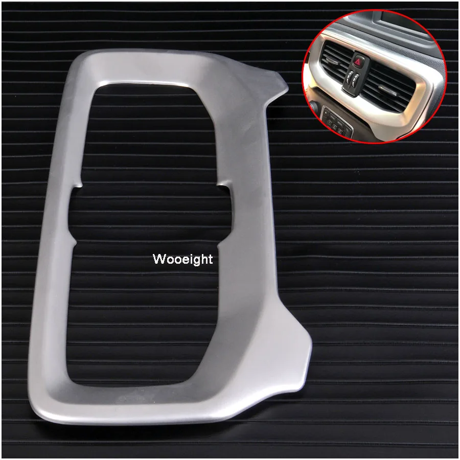 Wooeight Car Interior Console AC Air Condition Outlet Vent Cover Trim For Volvo V40 2012 2013 2014-2018 Decorative Frame (6)