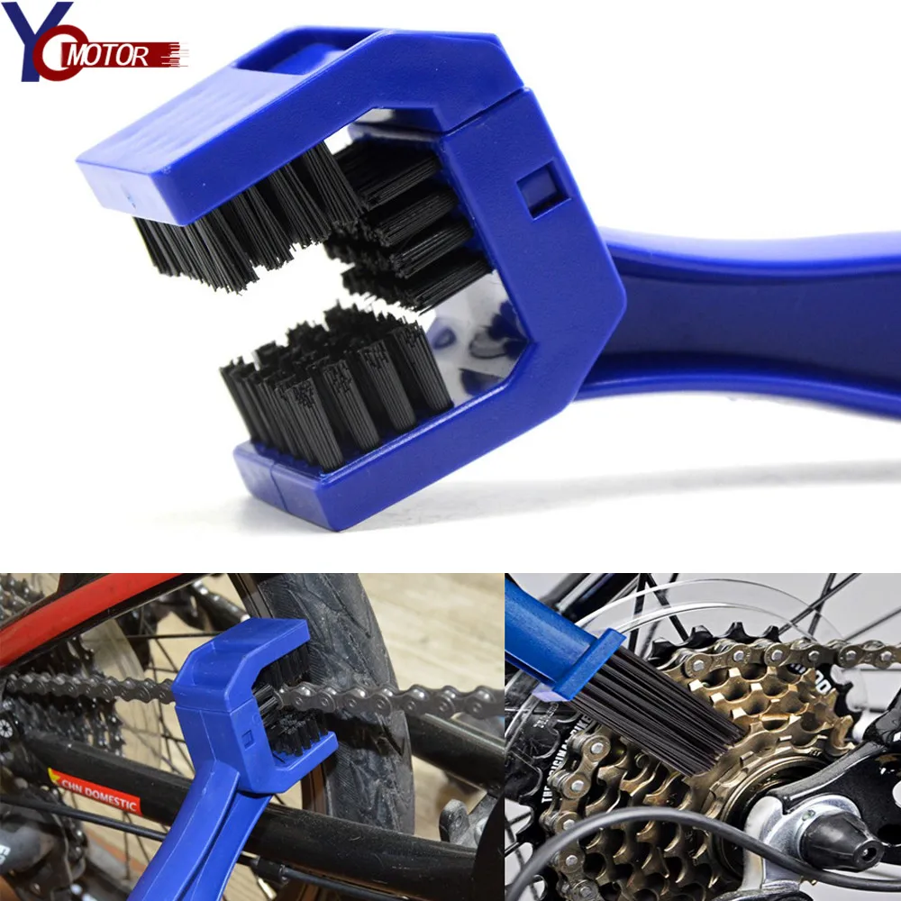 

Motorcycles Bike Bicycle Chain Clean Brake Brush Cleaning Cleaner For honda CB 599 yamaha fz6 r6 fz1 r1 BMW F800GS F800R F800GT