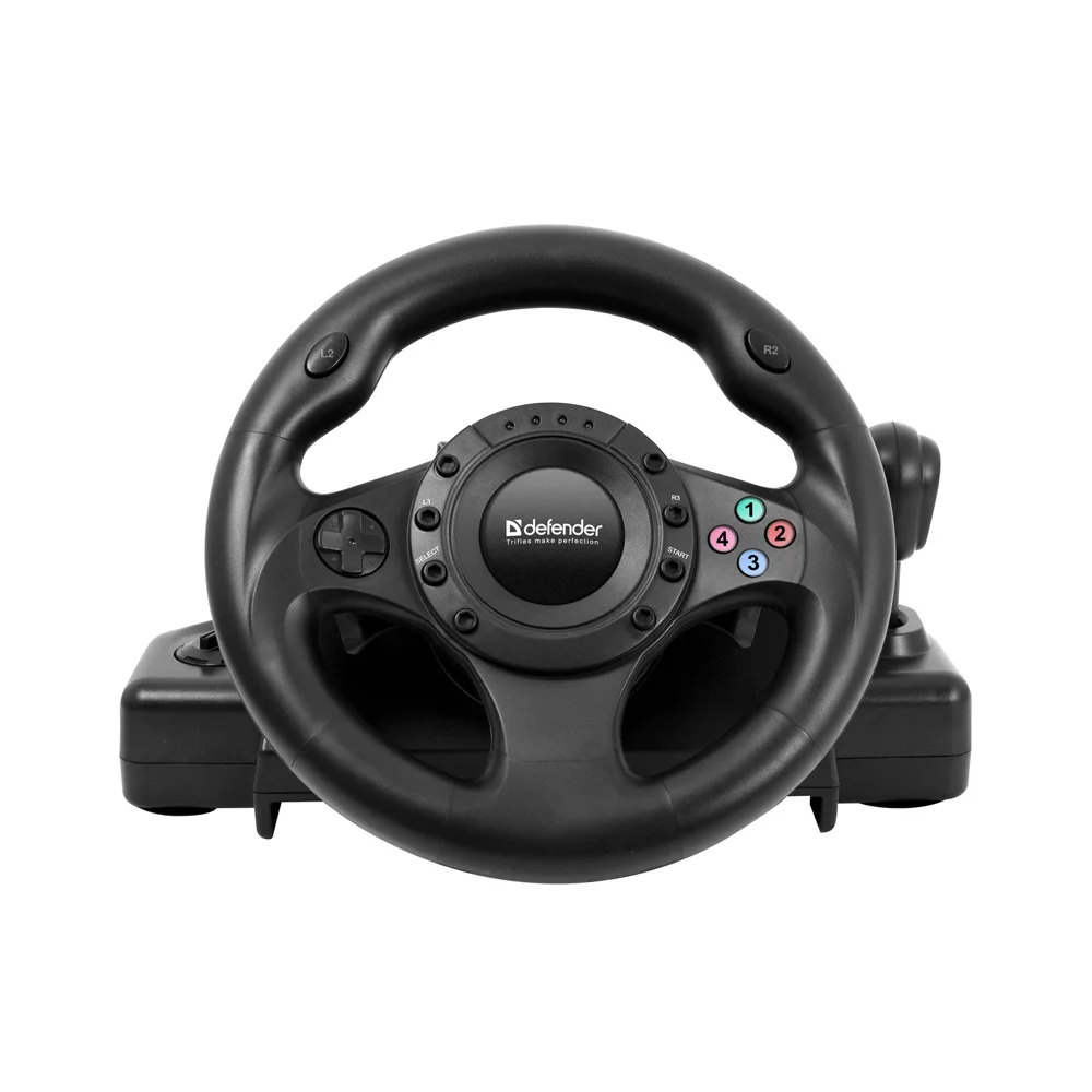 Game Steering Wheel Defender Forsage Drift Gt Usbps2ps3, 12 Buttons Consumer Electronics Games