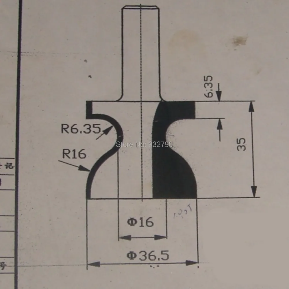 Architectural Molding Router Bit