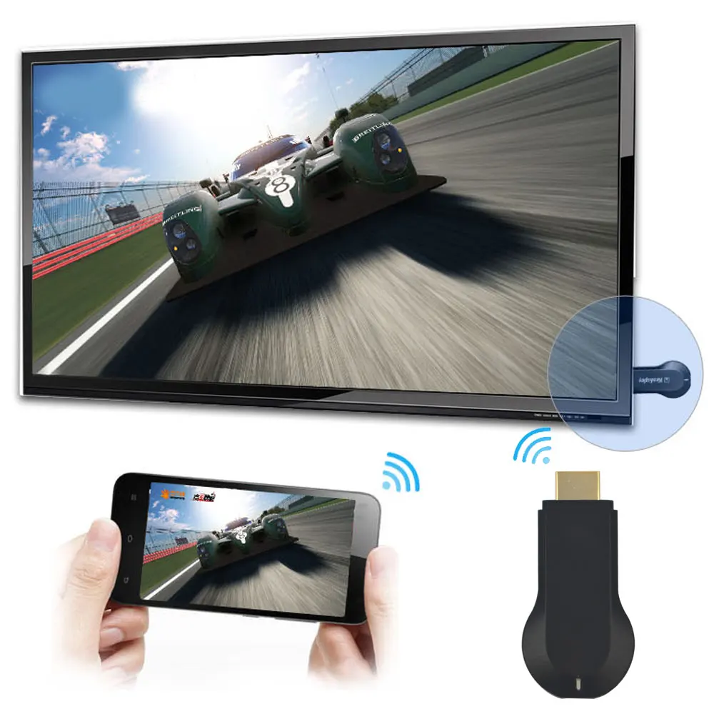 Kebidumei 1080P wifi мини M2 мультимедийный проигрыватель Miracast Смарт пульт от телевизора для Windows IOS Android