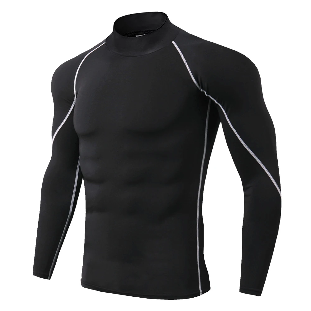 New Quick Dry Running Shirt Men Bodybuilding Sport T-shirt Long Sleeve Compression Top Gym t Shirt Men Fitness Tight Rashgard