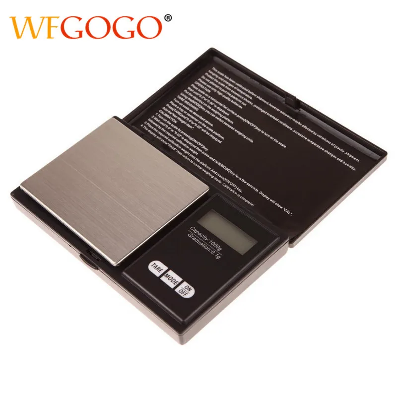 WFGOGO мини точные цифровые весы электронные ювелирные весы золото серебро Монета грамм карманный размер дисплей единицы карманные