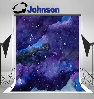 

sky Watercolor Space Texture Stars Night Starry Strokes Swashes photo backdrop Vinyl cloth Computer print wall background