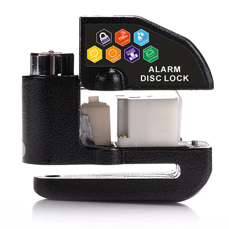 Free Shipping Durable 110DB Motorcycle Bicycle Bike Waterproof Portable Anti-theft Wheel Disc Brake Lock Security Alarm#291214 | Автомобили