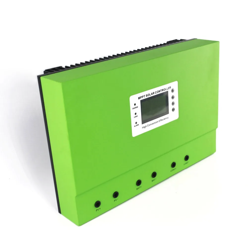 LCD 100A 80A MPPT Солнечный Контроллер заряда 12 В/24 В/36 В/48 В DC Автоматический регулятор