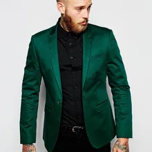 Новое поступление, мужской костюм на заказ, приталенный Свадебный костюм, мужские зеленые смокинги для жениха, костюм для выпускного вечера(пиджак и брюки