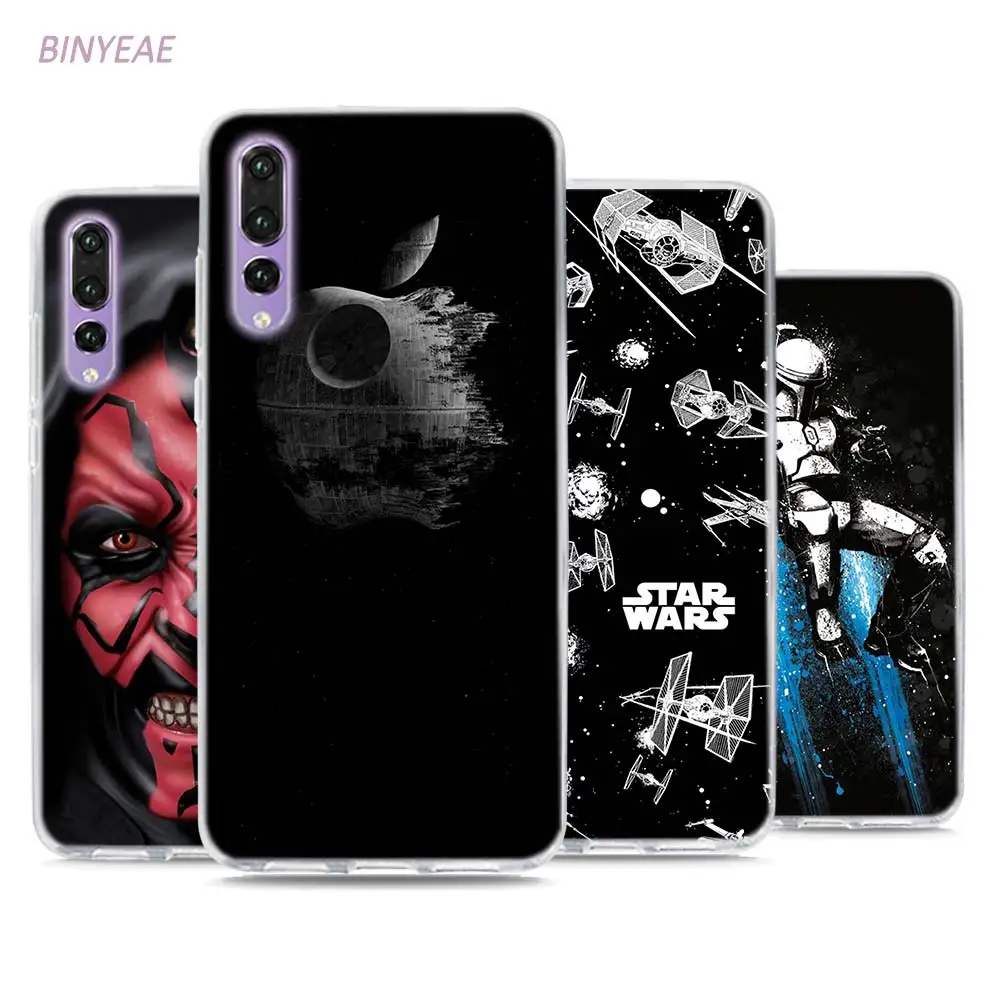 

Transparent Soft Silicone Phone Cases film series Star Wars for Huawei Honor P20 P10 P9 P8 9 8 7C Lite 2017 7A Pro