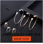 JaneKelly популярное ожерелье-цепочка с кубическим цирконием AAA, латунное основание с золотым покрытием, женские аксессуары
