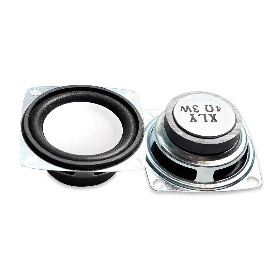 

2Pcs 2" Inch 4Ohm 3W Full Range Speaker Mini Portable Audio Speaker Stereo Woofer Loudspeaker Box Diy Accessories