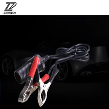 ZD 1 шт. крокодил прикуривателя преобразования разъем для peugeot 206 207 307 hyundai solaris tucson Fiat 500 аксессуары