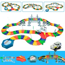 5 5cm rail car toy Magic racing tracks car DIY universal accessories for magic track educational