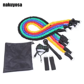 

11 Pcs/Set Colorful Fitness Resistance Bands Gym Resistance Bands Workout Exercise Pilates Yoga Crossfit Tubes Pull Rope