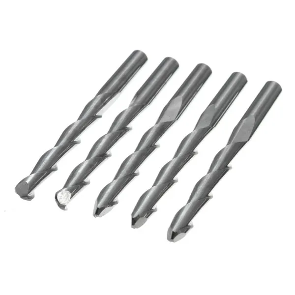 1 шт. Новинка сферическая головка с двойным краем фреза ЧПУ вращающиеся заусенцы