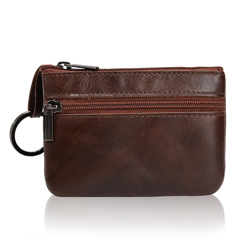 Genuine Leather High Quality Zipper Classic Vintage Retro Women Purse Coin Purses Small font b Wallet