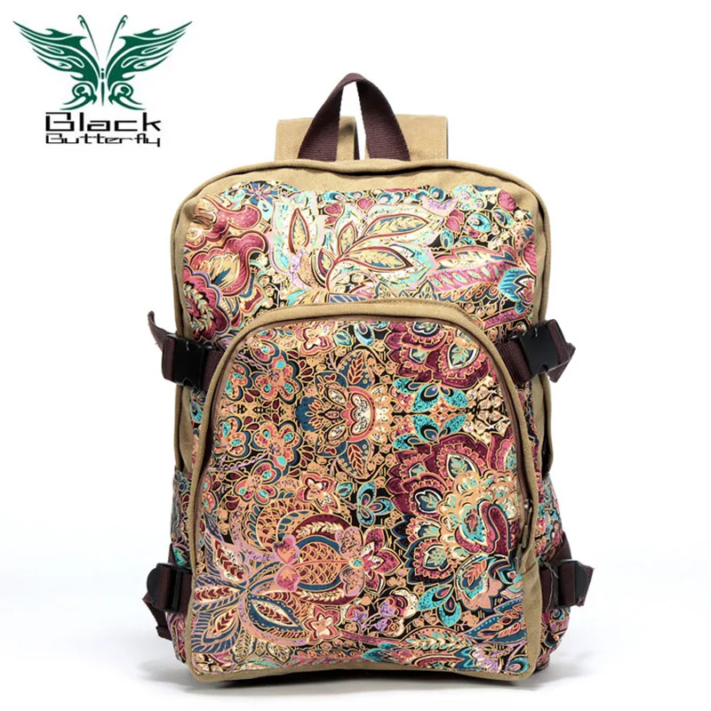 Canvas Backpack for women Ladies Daypacks New cute oxford big Bag 2019