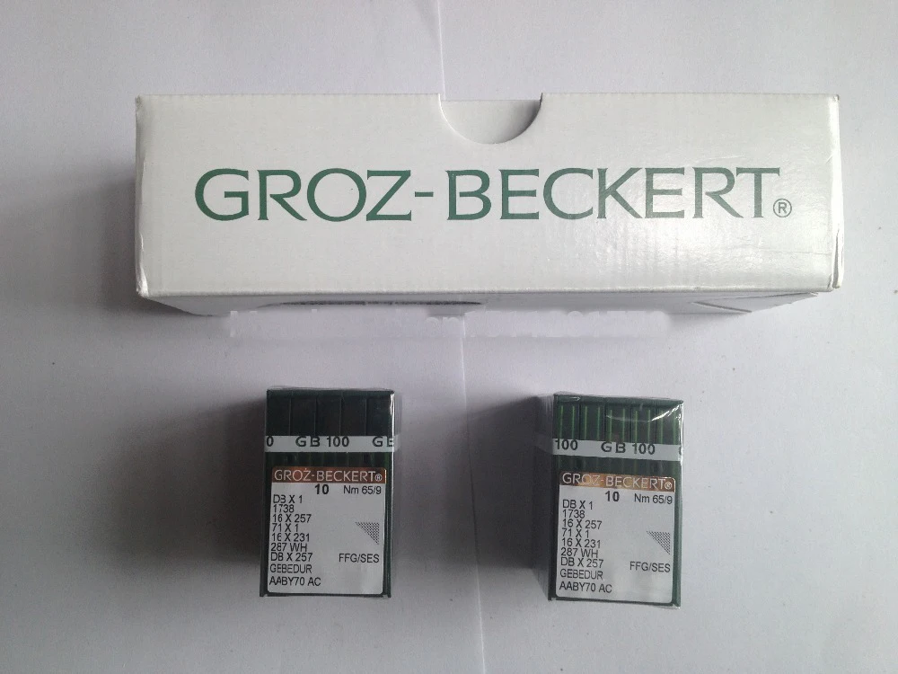 

100% ORIGINAL GROZ-BECKERT NEEDLES, MADE IN GERMANY,DBX1 GEBEDUR SIZE 65/9