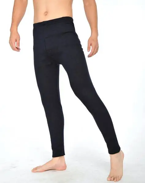 

Winter Warm Pants With Plush leggings Men Long Johns Plus Size Warm Underwear Man thermal pants trousers