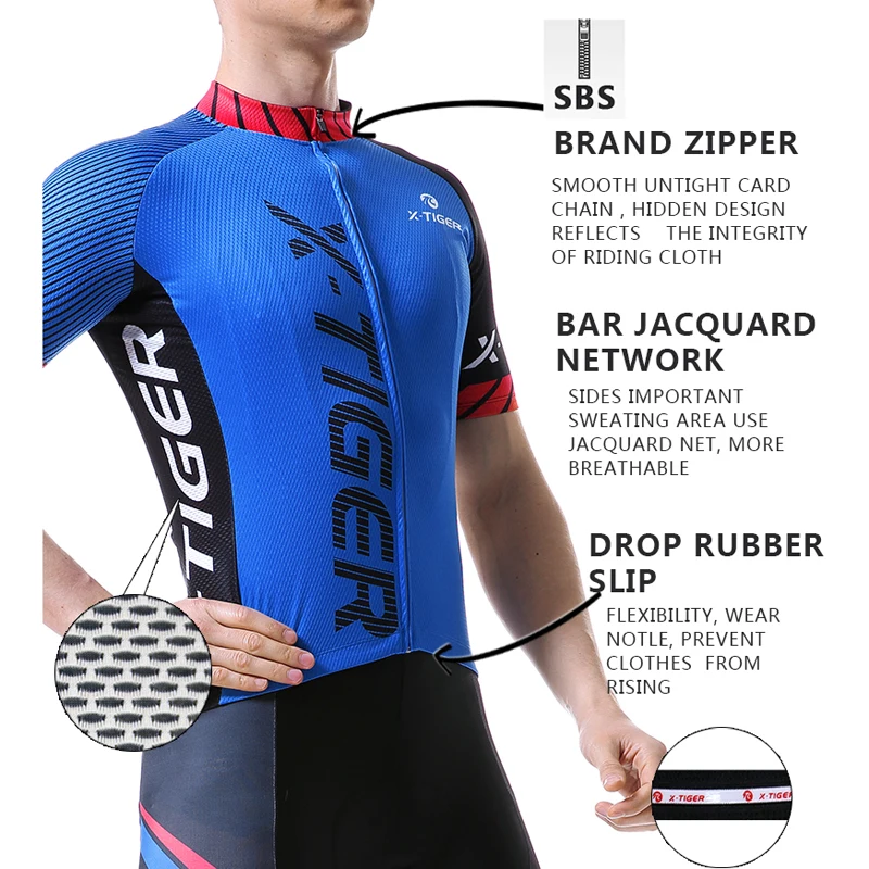 X TIGER Pro Велоспорт Джерси гоночный велосипед одежда MTB велосипедная летняя Hombre Maillot