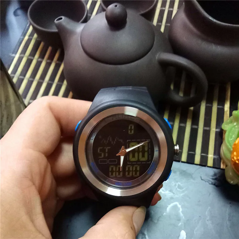 Часы Chrono Мужские спортивные водонепроницаемые цифровые часы шагомер военные