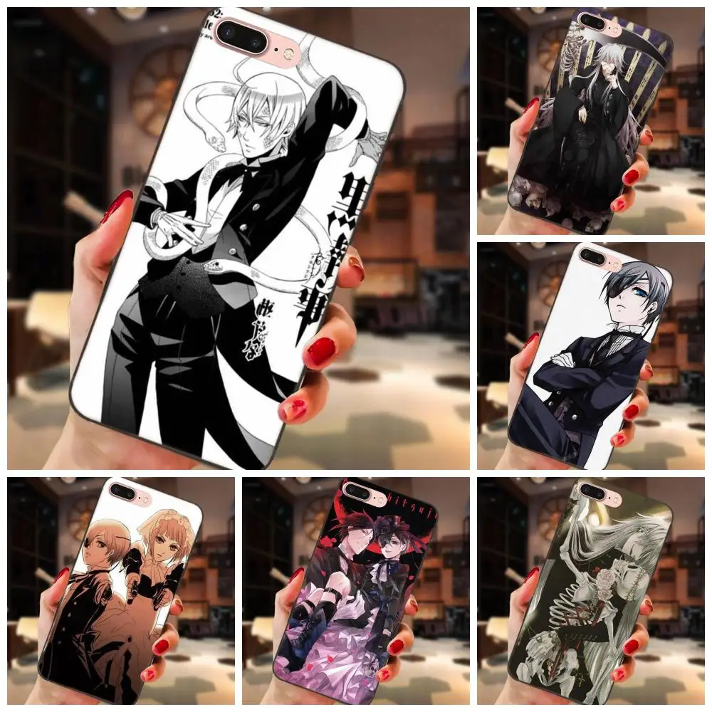 

Unique Design Newest Phone Case For Xiaomi Redmi Note 2 3 4 4A 4X 5 5A 6 6A Plus Pro S2 Y2 Anime Black Butler