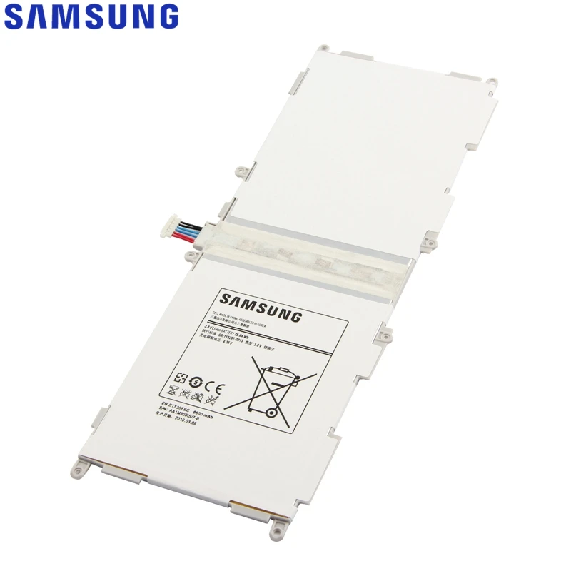 Планшет samsung Аккумулятор для Galaxy Tab4 Tab 4 SM-T530 T533 T535 T531 T537 натуральная EB-BT530FBU EB-BT530FBC/FBE 6800 мАч