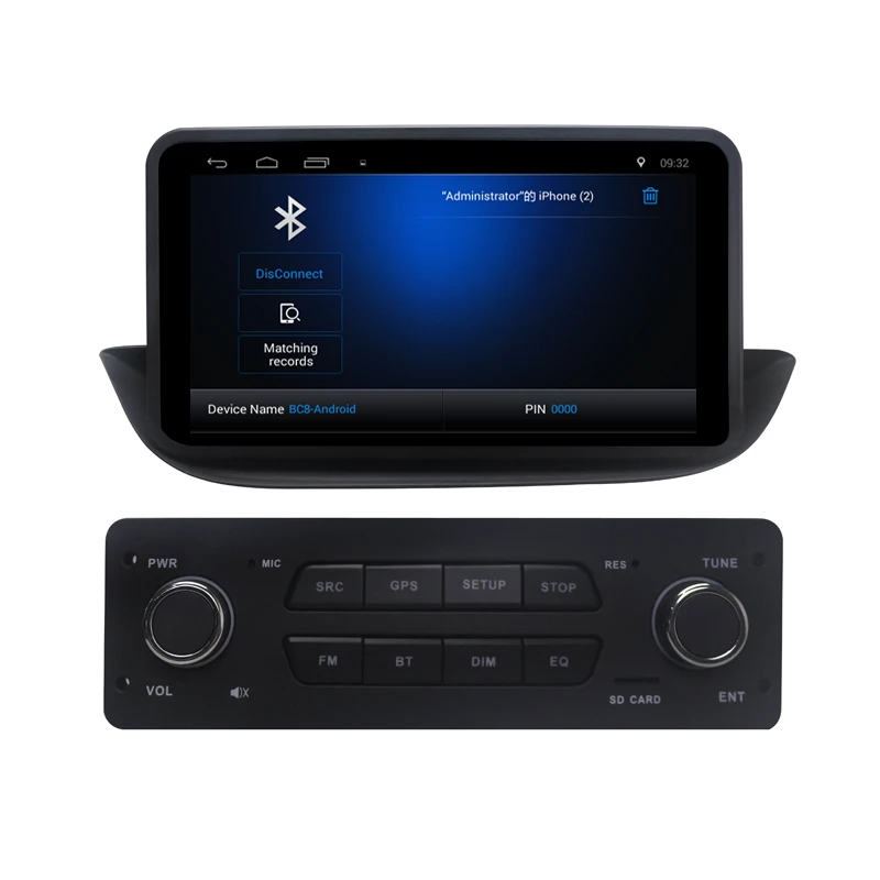 Best 9"android 8.1 car dvd 2 din multimedia player for Peugeot 308 2012 2011 tape recorder autoradio BT GPS OBD2 DVR CAMERA 3G WIFI 3