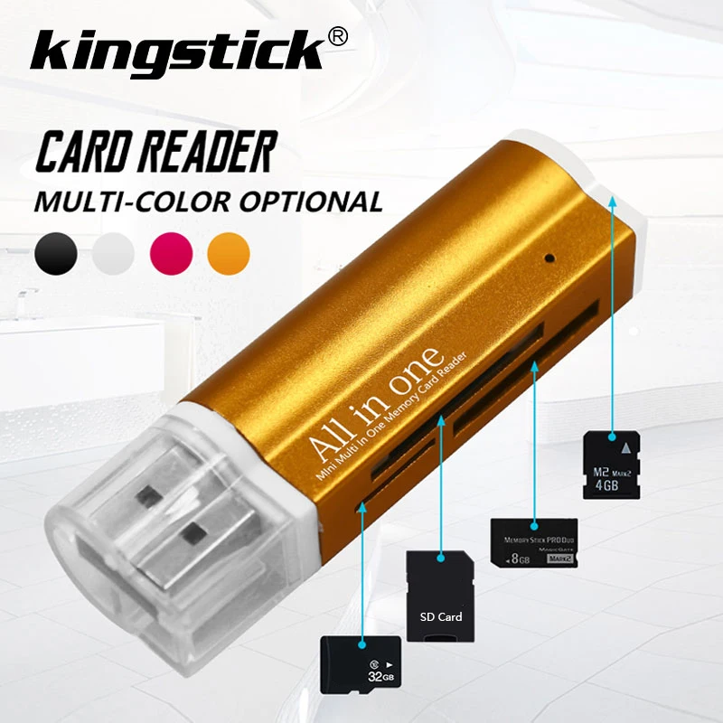 

For Android Computer Extension Headers Micro sd card & Micro usb & SD card 4 In 1 OTG Card Reader Universal OTG TF/SD High-speed
