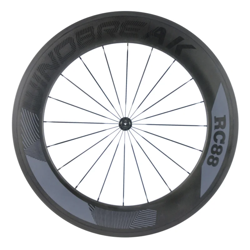 WINDBREAK 88mm Clincher Road Wheelset 700C Full Chinese Carbon Cycling Bicycle Wheels