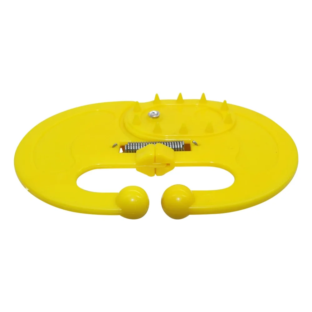 

3 Pcs Farm Animal Equipment Yellow Durable Plastic Calf Weaning Anti Sucking Milking Stop Kit Farm Products