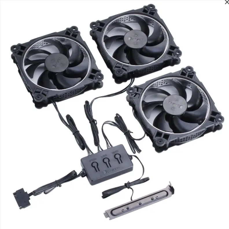 JONSBO FR 231 RGB свет компьютер 3 шт. вентилятор столик для ПК 12 см