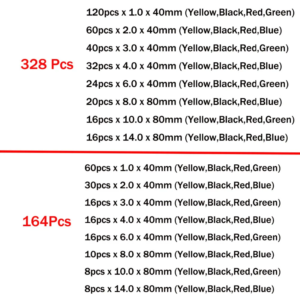 Термоусадочная трубка, 328 шт, разноцветные 2:1, разные цвета, полиолефиновые термоусадочные трубки, трубки, кабель, 164 шт, втулка, провод, 8 размеров