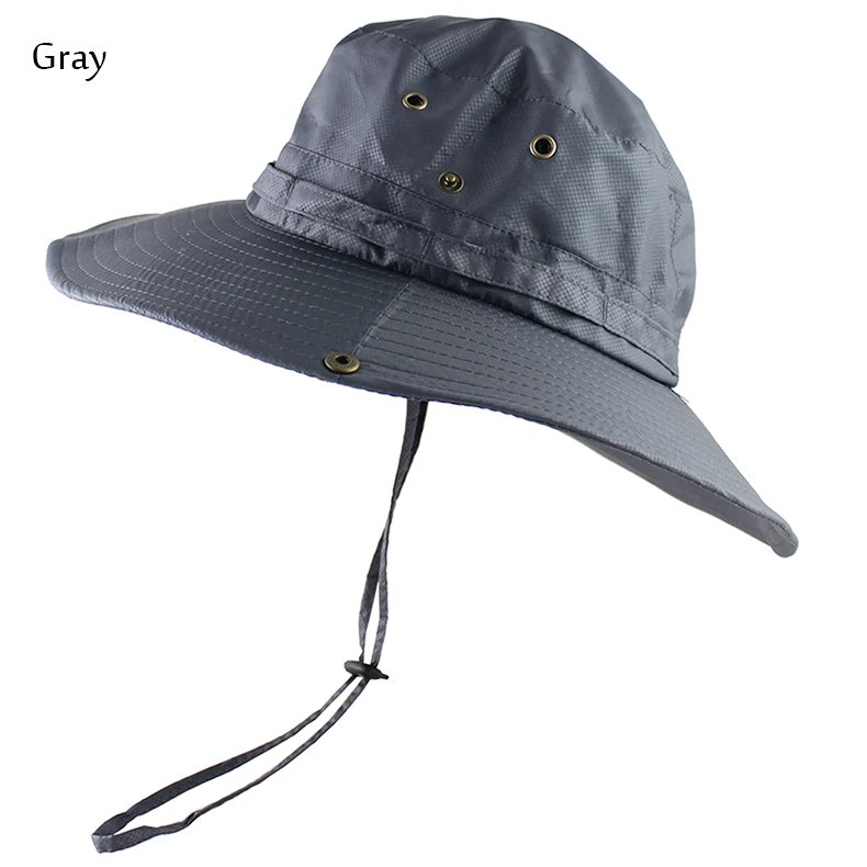 UPF50+ Солнцезащитная шляпа для женщин и мужчин, сетчатая Панама, летняя кепка для рыбалки, пеших прогулок, с широкими полями, с защитой от ультрафиолета, Лоскутная шляпа, дышащая пляжная шляпа для улицы