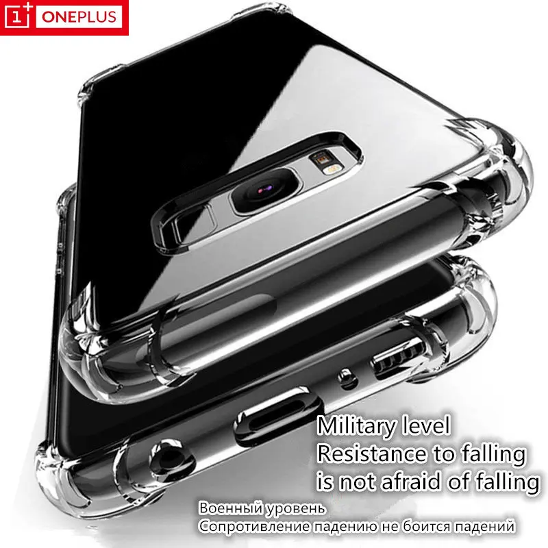 

Transparent phone case for one plus 55T 66T 7 7Pro, transparent - four corners anti-drop, suitable for one plus 77Pro back cover