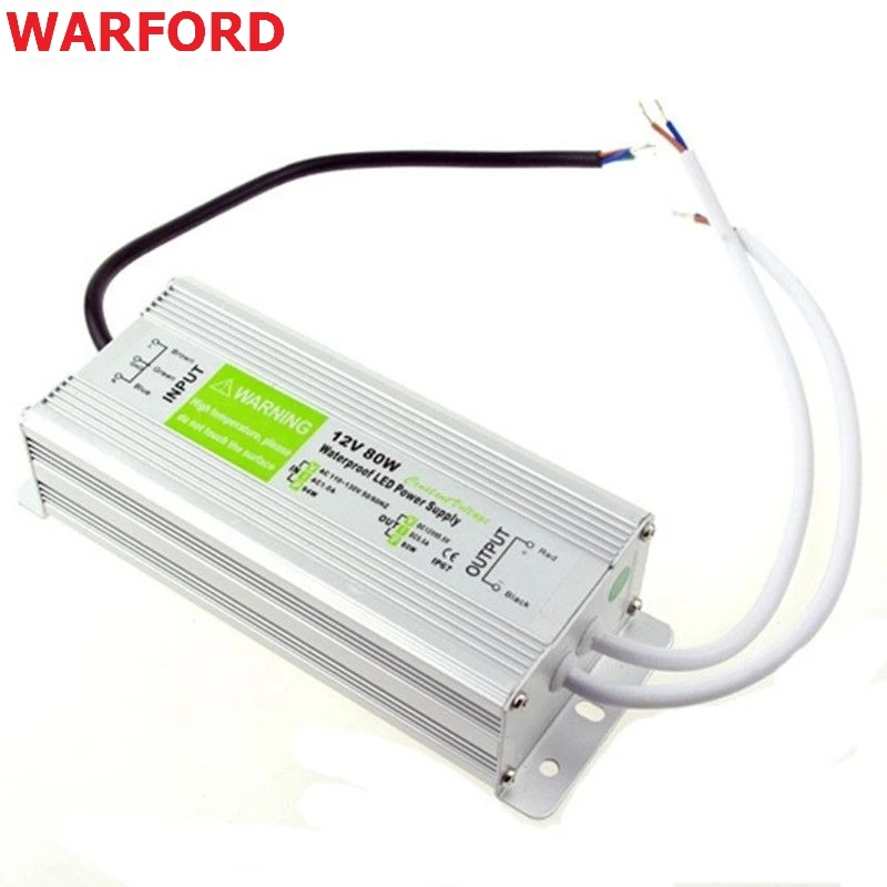 Бесплатная доставка DC12V 10 w/15 w/20 w/25 w/30 w/36 w/45 w/50 w/60 w/80 w/100 w/120 w Led Driver Transformer адаптер