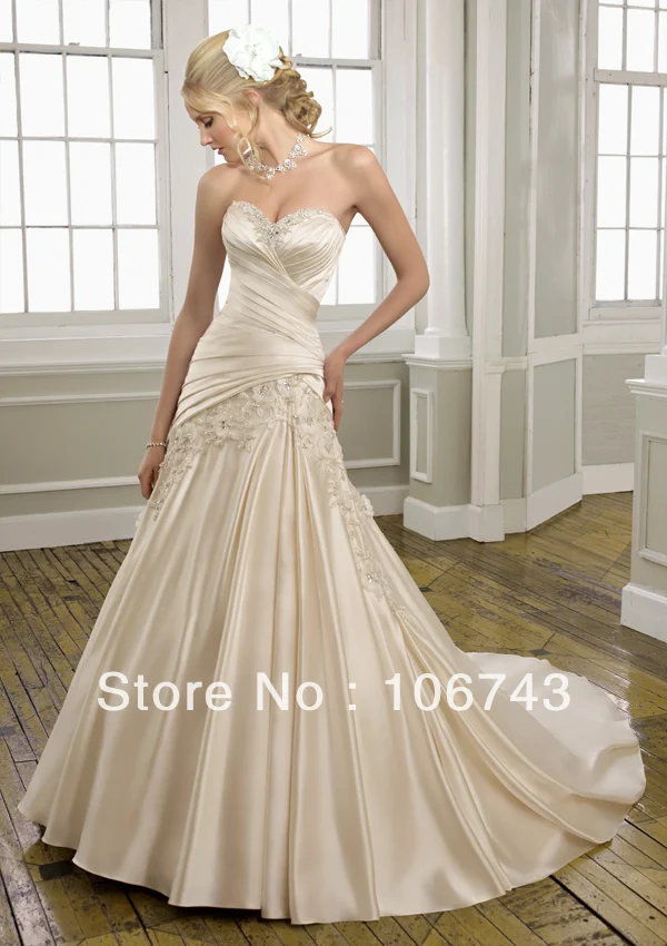 

2013 new style hot sale Sexy bride wedding sweet princess Custom size criss-cross lace beading wedding dress