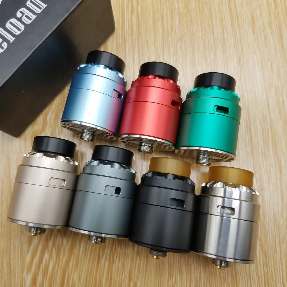 

CYAN X Style RDA 24mm with BF Pin Rebuildable Dripping Atomizer Top Airflow Design for Squonk BF e Ciagrette Mod vs Reloa X RDA