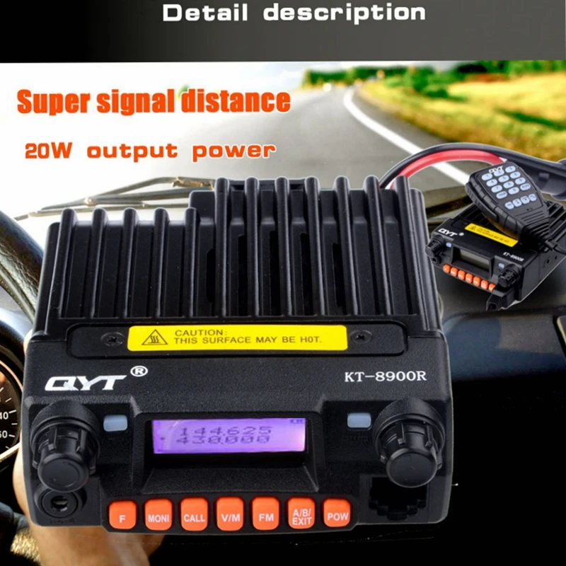 KT 8900R мобильный радиоприемник трехдиапазонный 136 ~ 174 МГц outpower 25 Вт Портативное