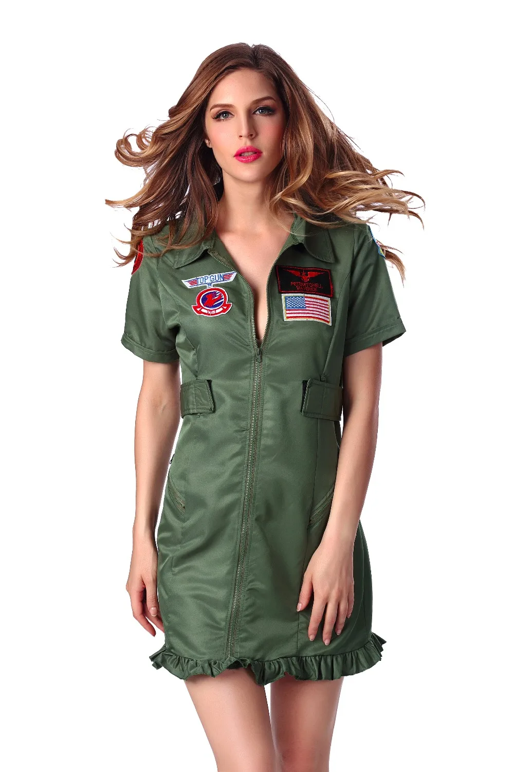 Oficial/polícia Cosplay uniformes tentações sexy Halloween traje mulher