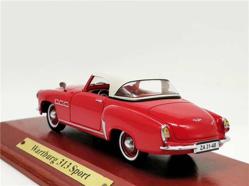 1:43 jколлекция wartberg 313 Спортивная литая модель автомобиля