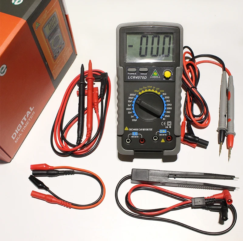 Digital bridge LCR4070D Capacitor mF uF Circuit Gauge Capacitance Meter Tester (5)