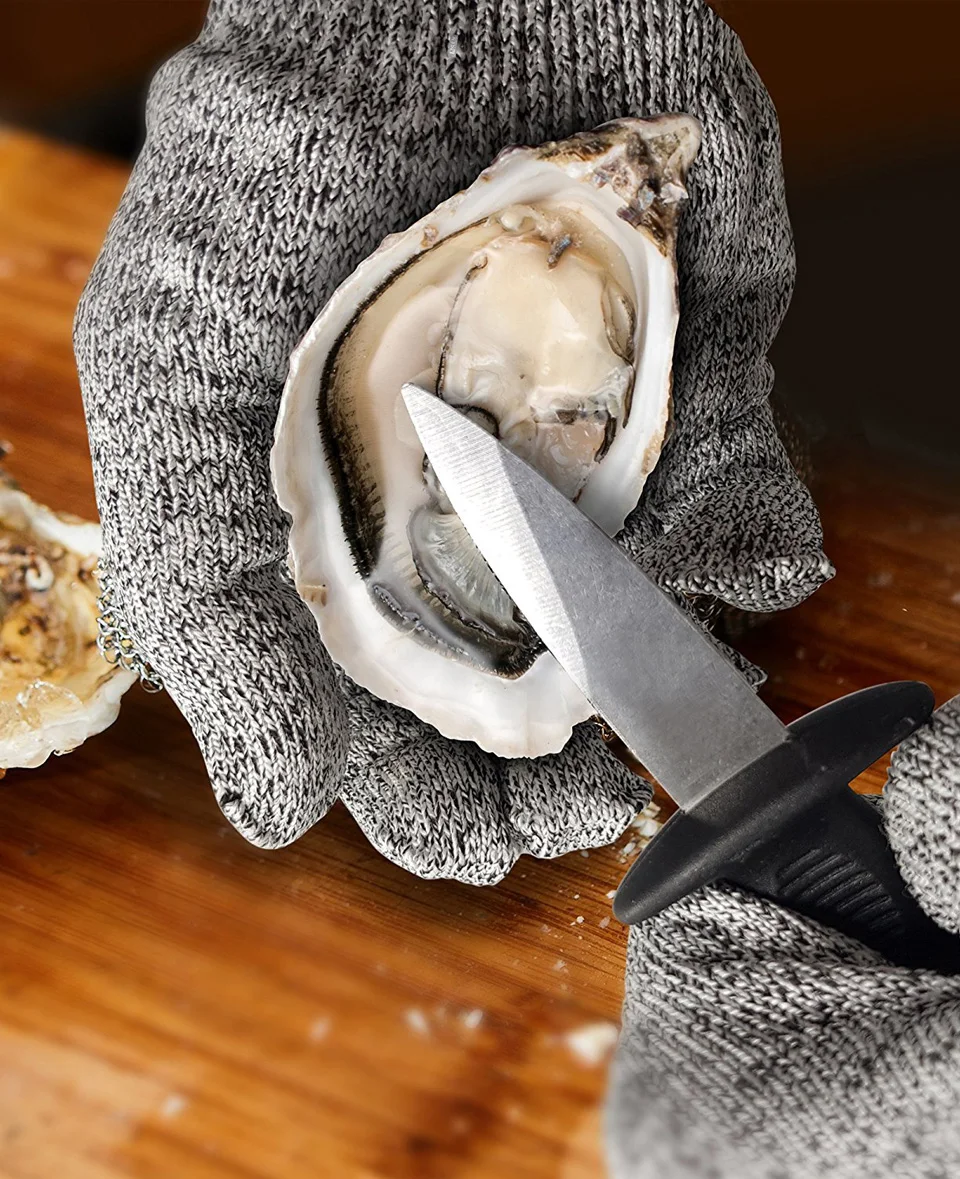 KHTO Oyster Shucker набор инструментов для открывания Oyster Shucking нож и уровень 5 Защита порезостойкие перчатки набор