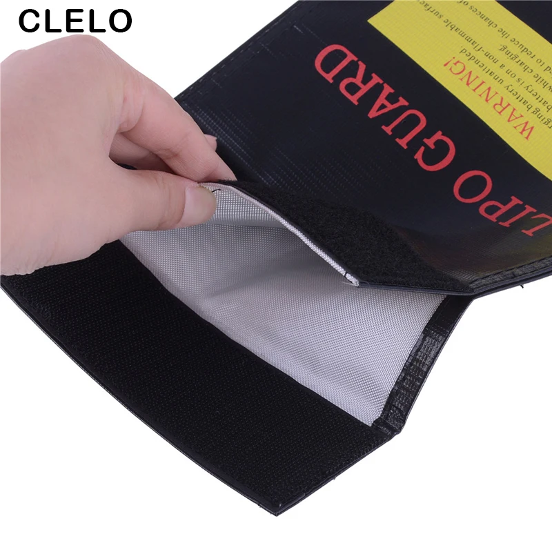 ClELO Fireproof RC LiPo Battery Safety Bag Small Size 23cm x 18cm Safe Guard Charge Sack Protection bags 
