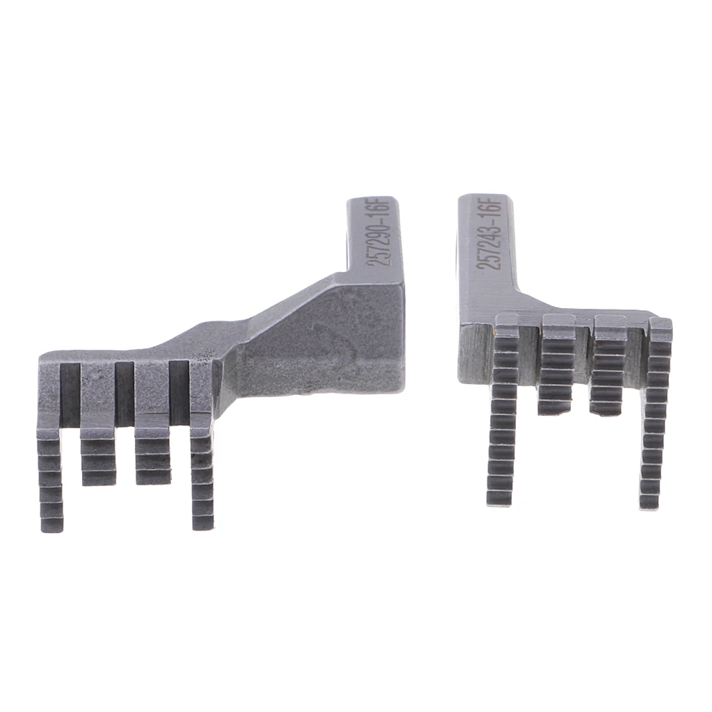 Industrial Sewing Machine Feed Dog Set 257290/257243 For Pegasus W600 W664-01CB